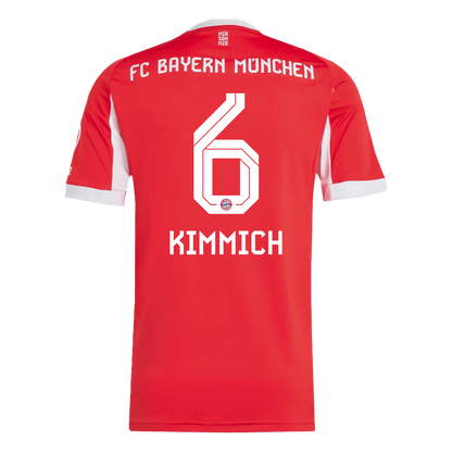 Camiseta del Bayern Múnich personalizada KIMMICH #6 Camiseta de fútbol Local 2025/26