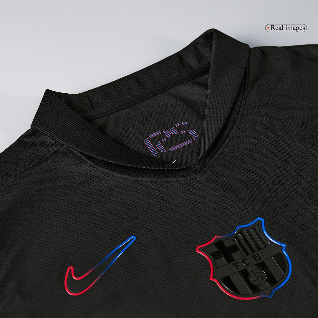 CAMISETA DE FÚTBOL LAMINE YAMAL #19 Barcelona Visitante 2024/25 - UCL (Logo de Spotify sin texto)