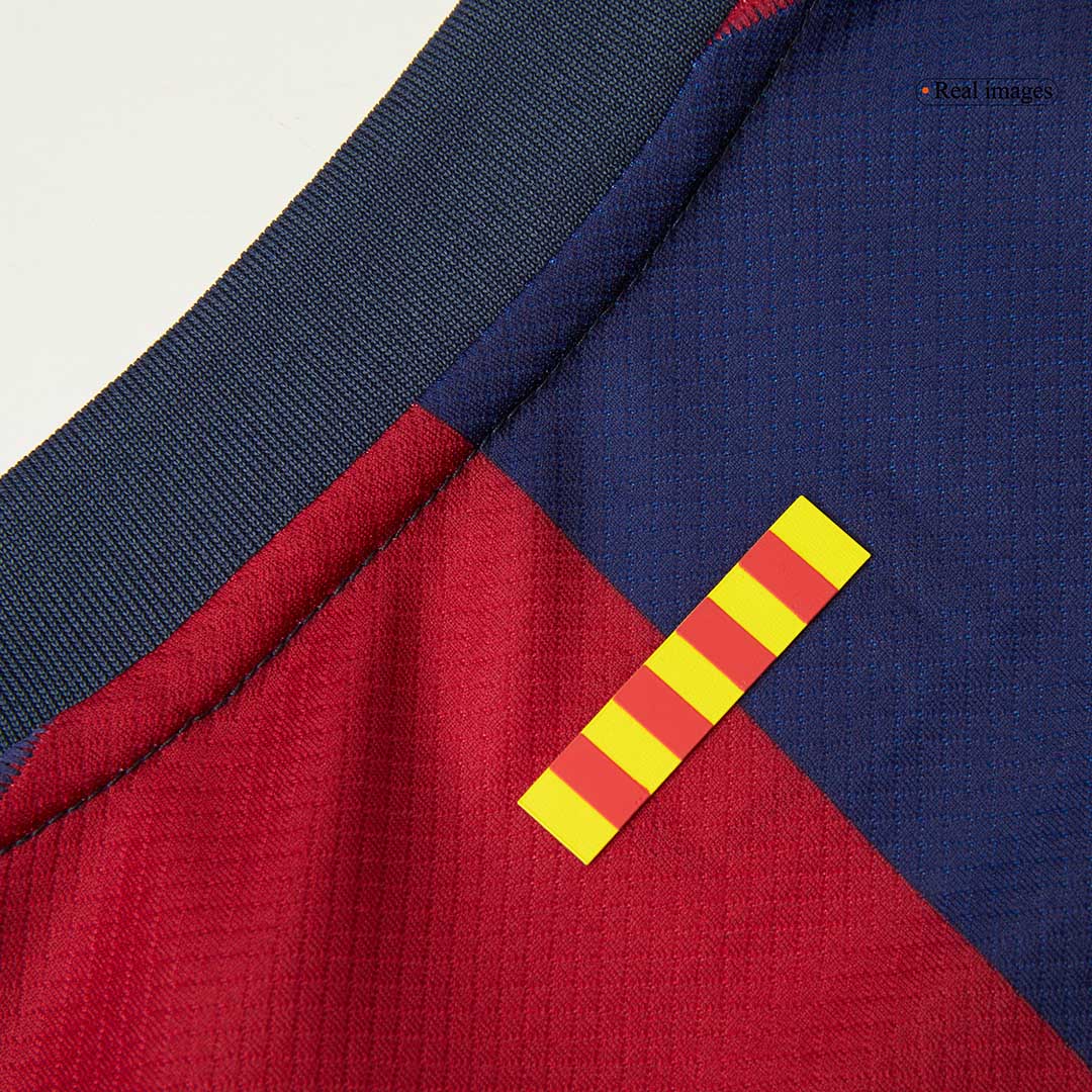 RAPHINHA #11 Domači dres FC Barcelona 2024/25, rdeče-moder - Liga prvakov