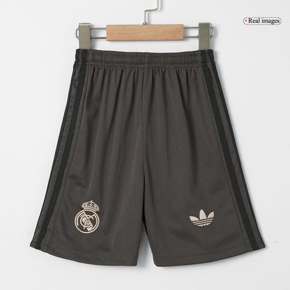 Gift-Kid's Real Madrid Third Away Soccer Jersey Kit (Shirt+Shorts) 2024/25