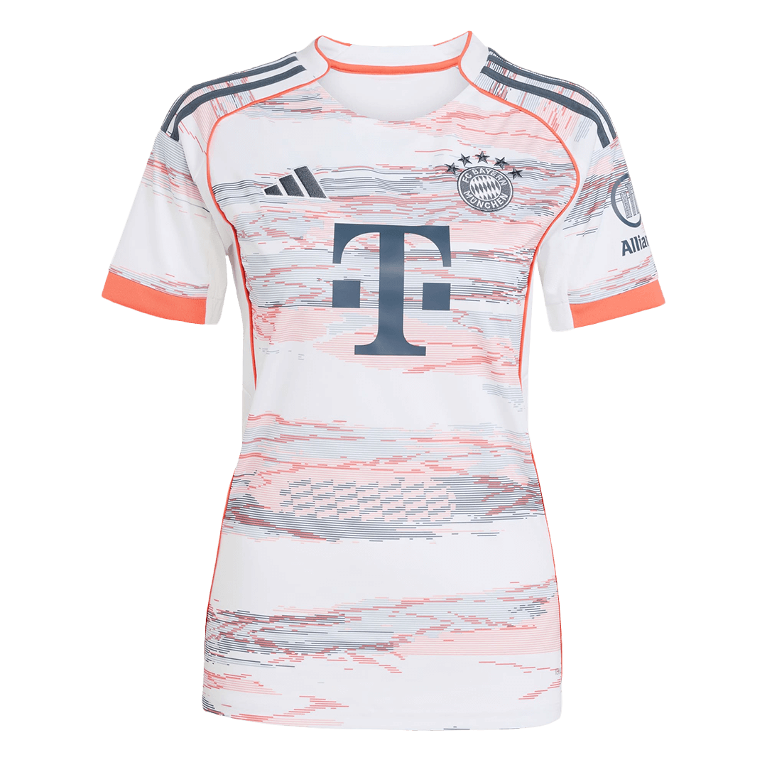 Ženski nogometni dres Bayern München za gostovanja 2025/26, bel