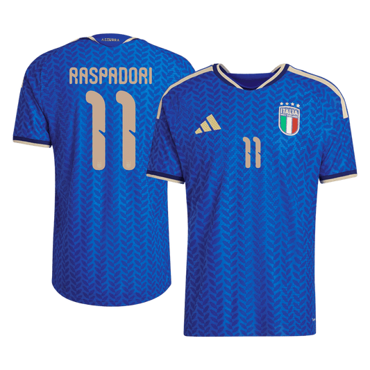 RASPADORI #11 Italia Versión Jugador Camiseta Local Copa del Mundo 2026