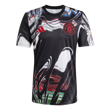 Manchester United Pre-Match Soccer Jersey 2025/26 Black