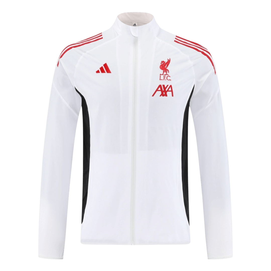 Chaqueta Cortavientos Liverpool 2025/26 - Blanca