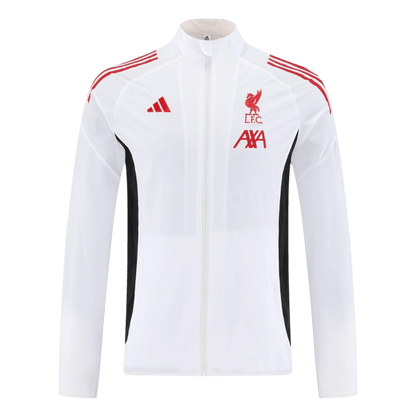 Chaqueta Cortavientos Liverpool 2025/26 - Blanca