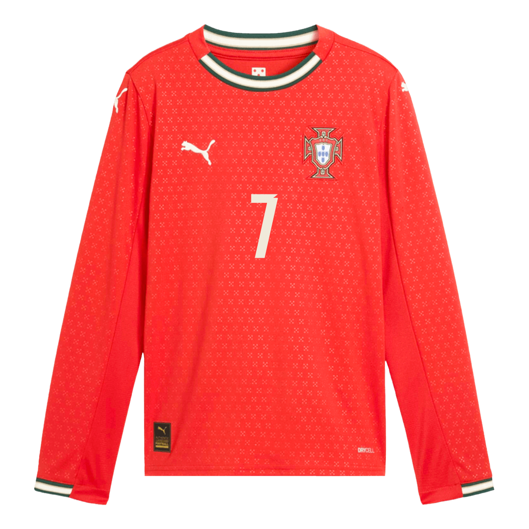 RONALDO#7Portugal Nogometni dres Doma?i 2025 Dolgi rokavi