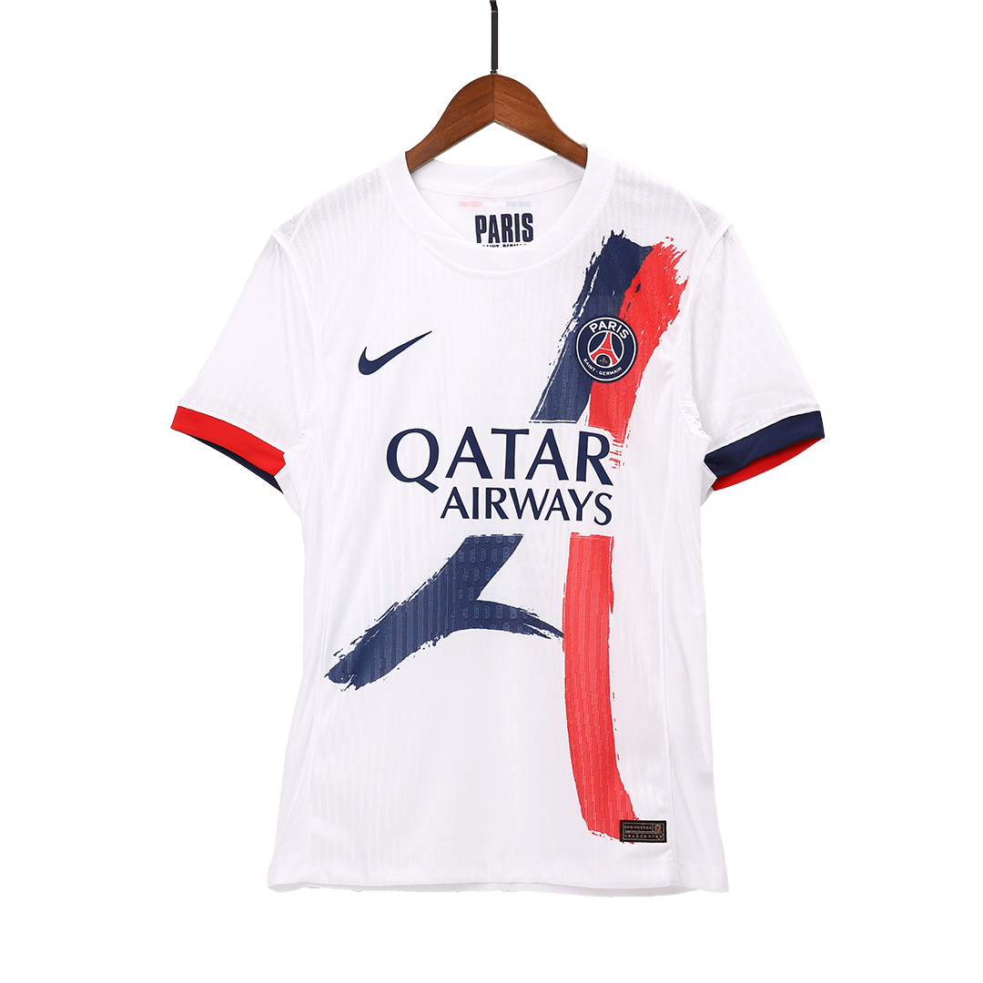 Camiseta de fútbol auténtica del PSG de KVARATSKHELIA #7, camiseta visitante del PSG 2024/25