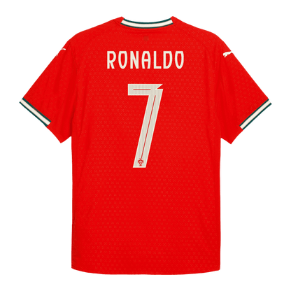Originalni nogometni dres RONALDO #7 Portugalske reprezentance (domači) 2025 rdeč