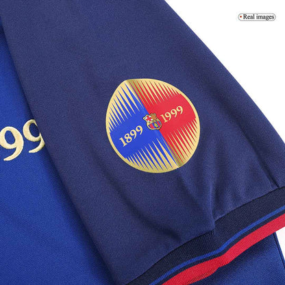 Retro dres RIVALDO #11 Barcelona Retro dres domači nogometni dres 1999/00 100. obletnica
