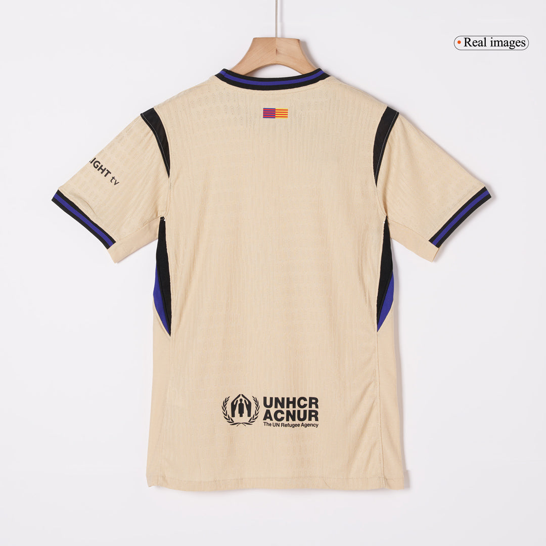 LAMINE YAMAL #10 Barcelona Away Authentic Soccer Jersey 2025/26 - UCL