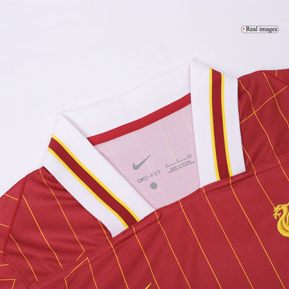 CHAMPIONS #20 Liverpool Home Soccer Jersey 2024/25 Red