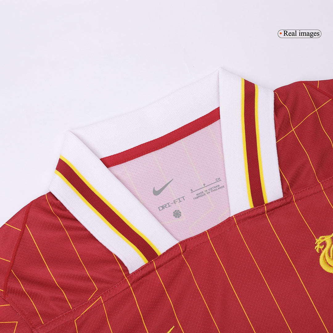 Camiseta de fútbol del Liverpool para casa DIOGO J. #20 2024/25 Roja - UCL