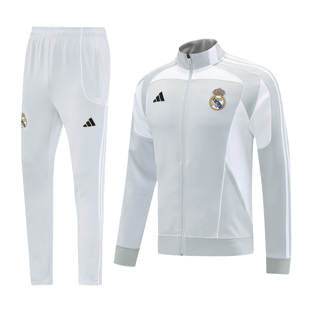 Chaqueta de chándal de casa del Real Madrid 2025/26 Gris