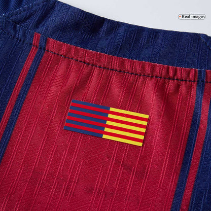 RAPHINHA #11 Barcelona Home Authentic Soccer Jersey 2025/26