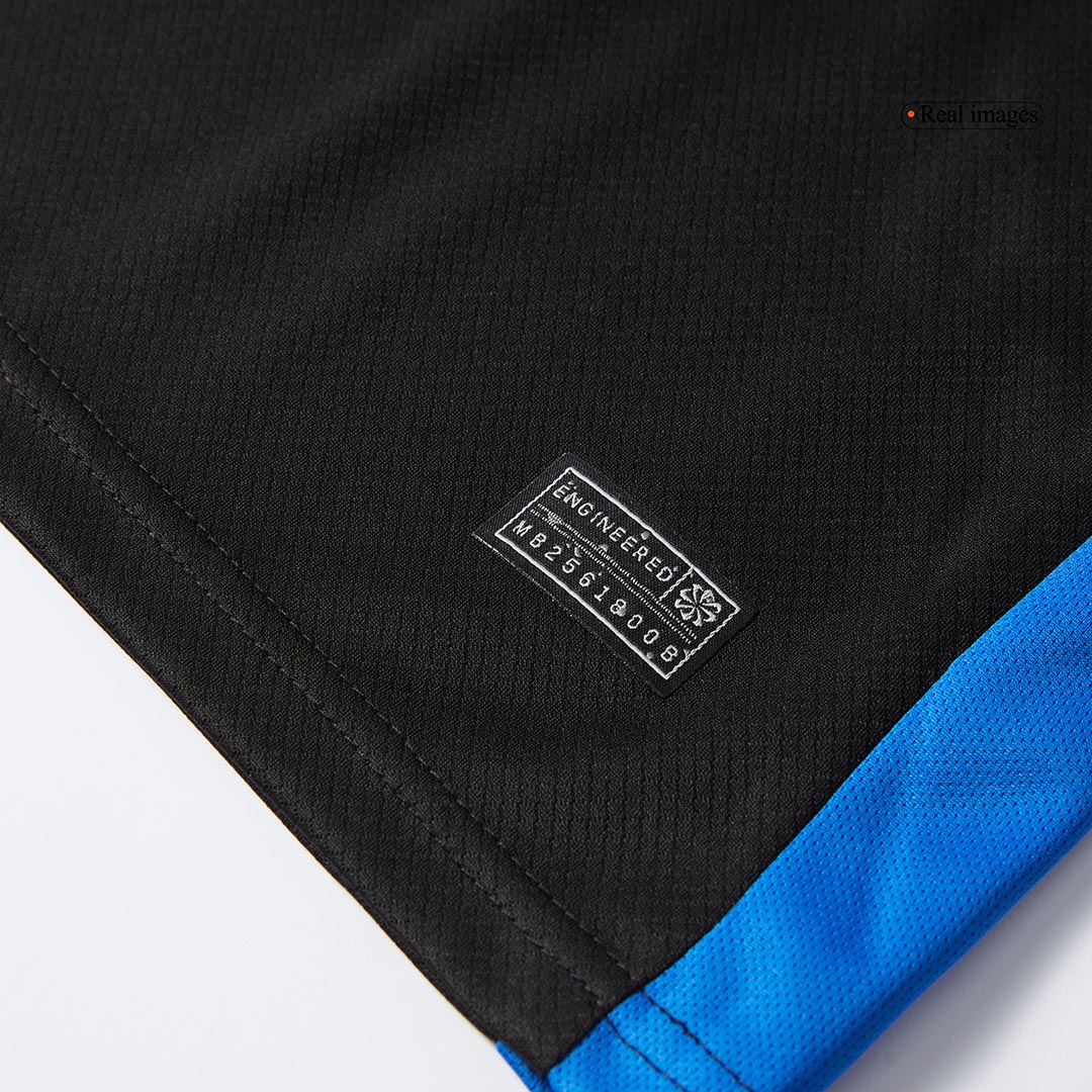 Equipaciones de fútbol de visitante personalizadas para niños del Barcelona 2024/25 - Logo de Spotify sin texto