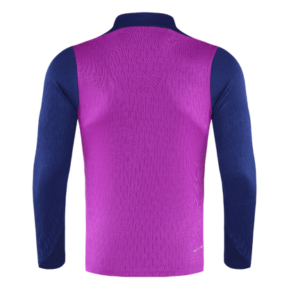 Barcelona 1/4 Zip Tracksuit 2025/26 Purple