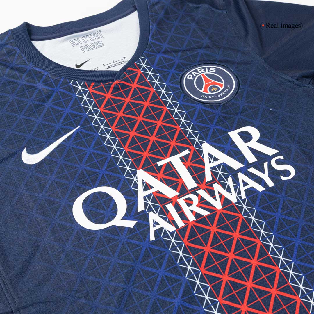 Domači nogometni dres PSG (dres + kratke hlače) 2025/26, mornarsko moder