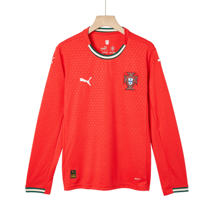 Portugal Long Sleeve Home Soccer Jersey 2025