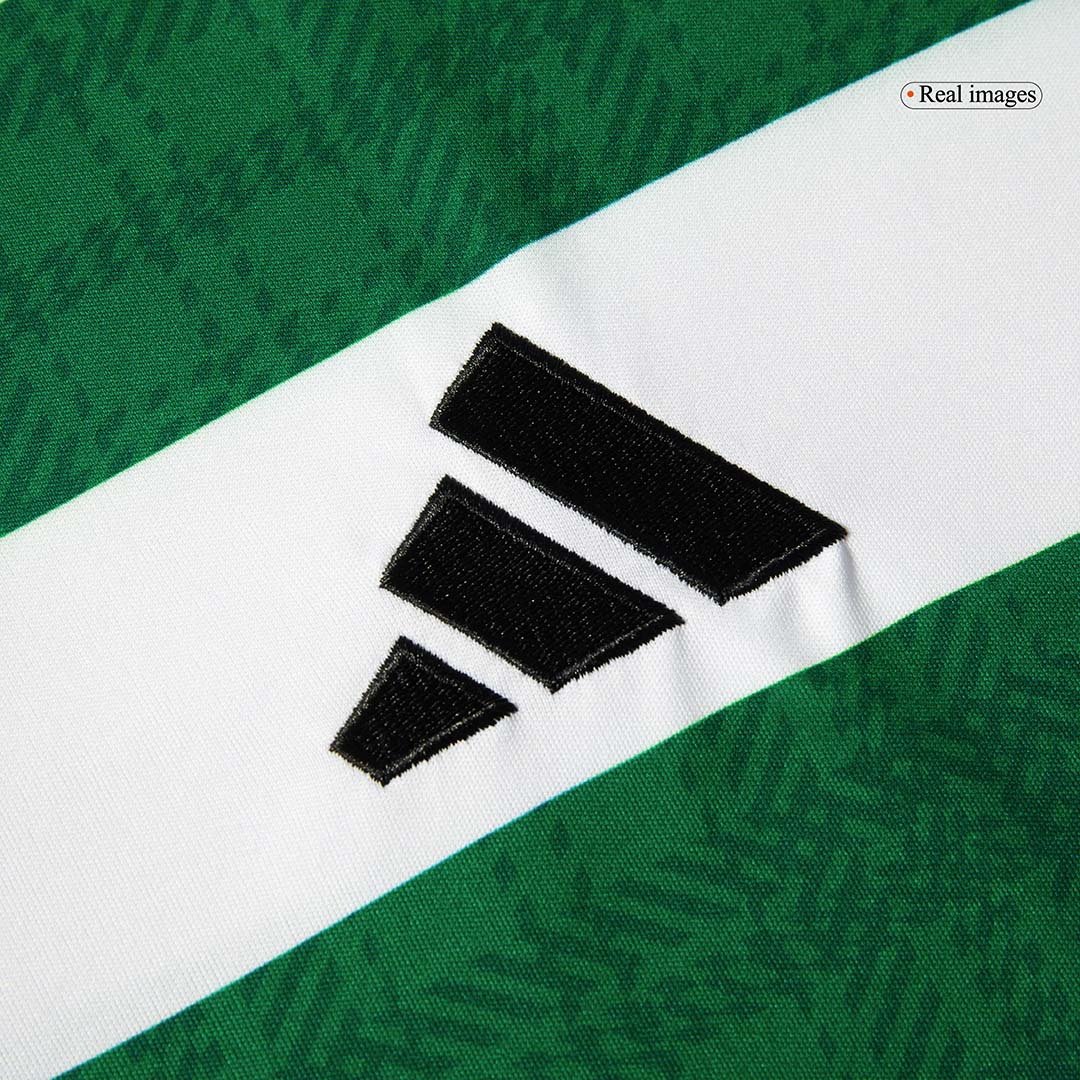 Camiseta de fútbol local del Celtic 2025/26 verde y blanca