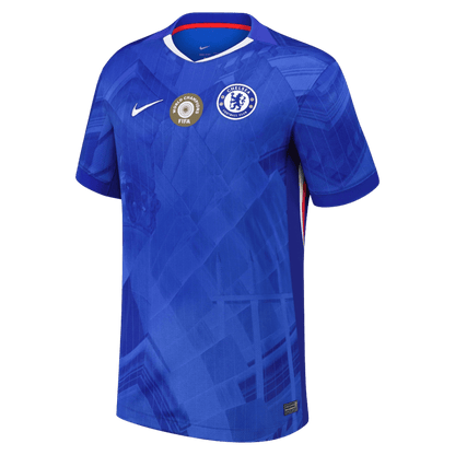 CAMPEONES DEL MUNDO #25 Camiseta de Fútbol de Local Chelsea 2025/26 con insignia en el pecho