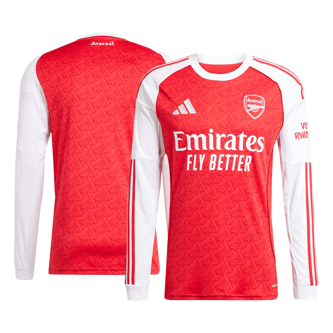 Camiseta de fútbol de manga larga de local del Arsenal 2025/26