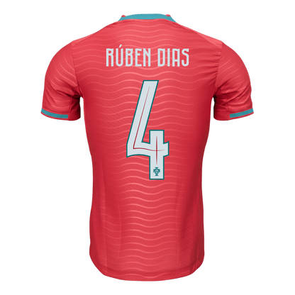 RúBEN DIAS#4 Player Version Portugal Home Soccer Jersey World Cup 2026 Red