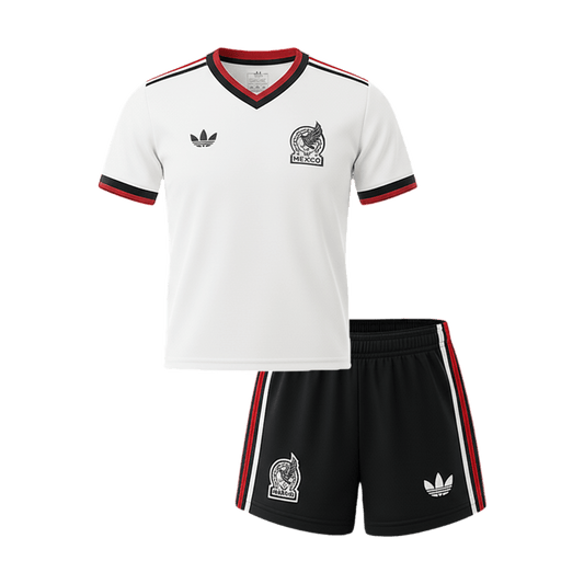Kit de Camisetas de Fútbol para Niños México Visitante Mundial 2026