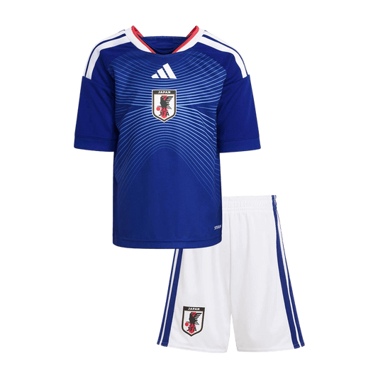 Kit de camisetas de fútbol para niños Copa del Mundo 2026 Japón Local