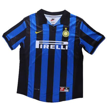 Retro nogometni dres Interja Milan 1998/99, domača garnitura