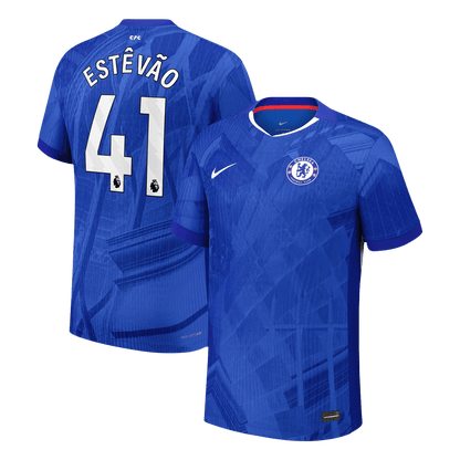 ESTÊVÃO #41 Chelsea Home Authentic Soccer Jersey 2025/26