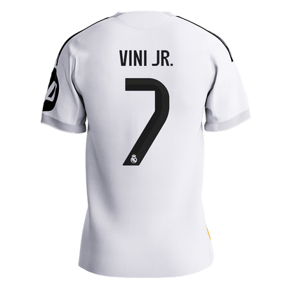 Real Madrid VINI JR. #7 Home Soccer Jersey Authentic 2025/26
