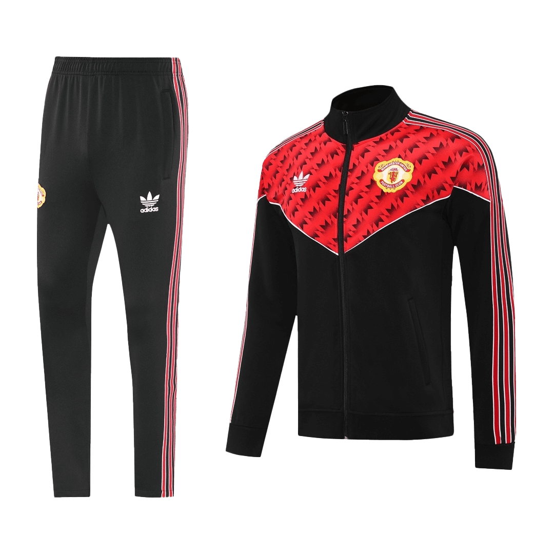 Manchester United Jakna Trenirka 2025/26 Rdeča&Črna