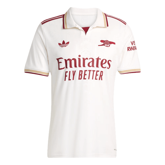 Camiseta de fútbol Arsenal Tercera Equipación Visitante Personalizable 2025/26