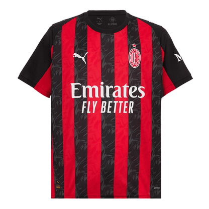 GIMENEZ #7 AC Milan Home Soccer Jersey 2025/26 Red&Black