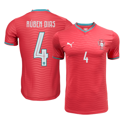 RúBEN DIAS#4 Player Version Portugal Home Soccer Jersey World Cup 2026 Red