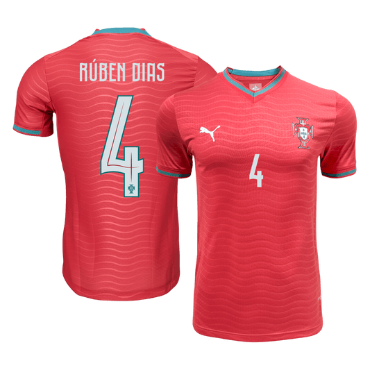 RúBEN DIAS#4 Player Version Portugal Home Soccer Jersey World Cup 2026 Red