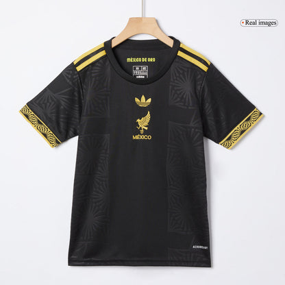 Mexico Third Away Kids Soccer Jerseys Kit 2025 - Gold Cup
