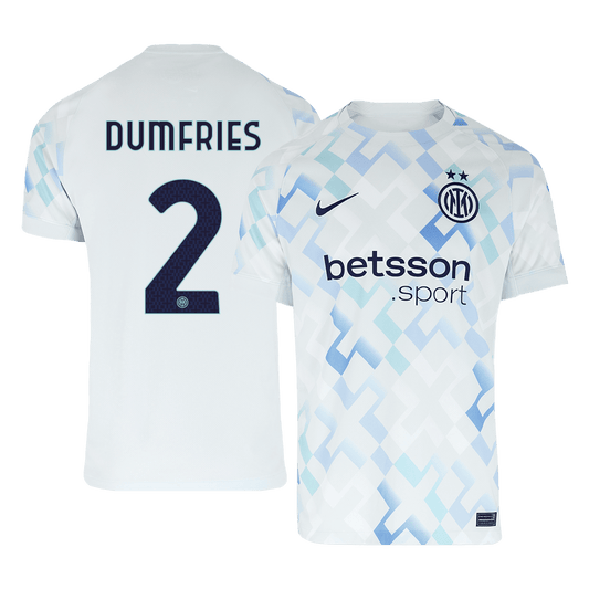 Camiseta de fútbol de visitante del Inter de Milán DUMFRIES #2 2025/26