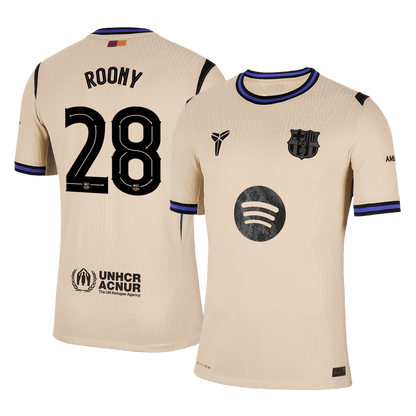 ROONY #28 Barcelona Away Player Version Jersey 2025/26 - UCL