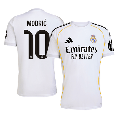 Camiseta de fútbol del Real Madrid MODRIĆ #10 para casa 2025/26
