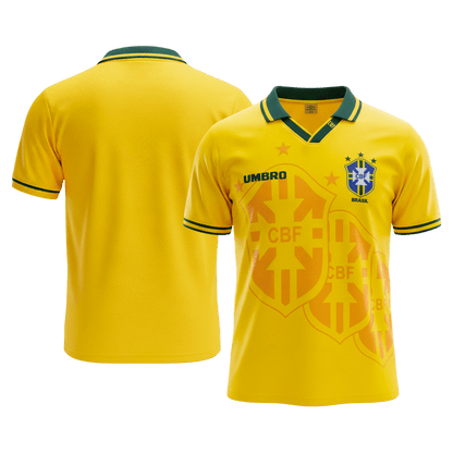 Retro Soccer Jersey Brazil Home 1994