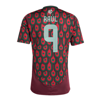 RAUL #9 Mexico Soccer Jersey Home Custom Shirt 2024