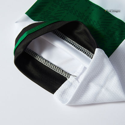 Camiseta de fútbol local del Celtic 2025/26 verde y blanca