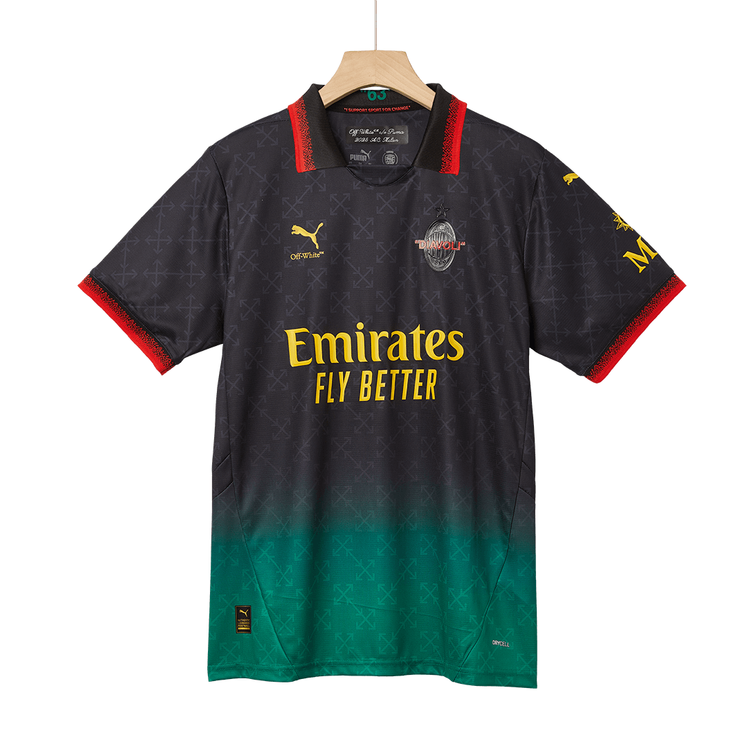 Gift-AC Milan Fourth Away Soccer Jersey 2024/25