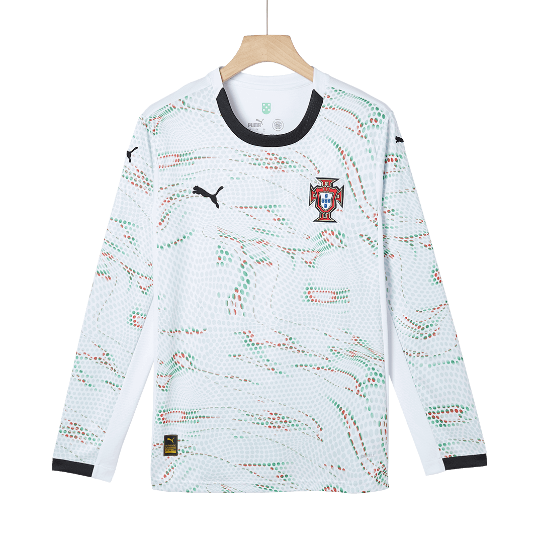 RONALDO#7Portugal Nogometni dres Gostujo?i 2025 Dolgi rokavi