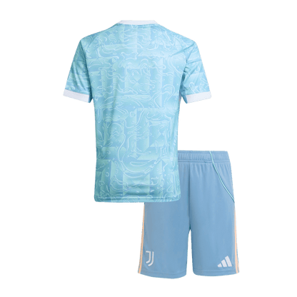 Juventus Away Kids Soccer Jerseys Kit 2025/26