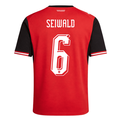 SEIWALD#6 Austria Camiseta de Fútbol de Local Mundial 2026 Roja
