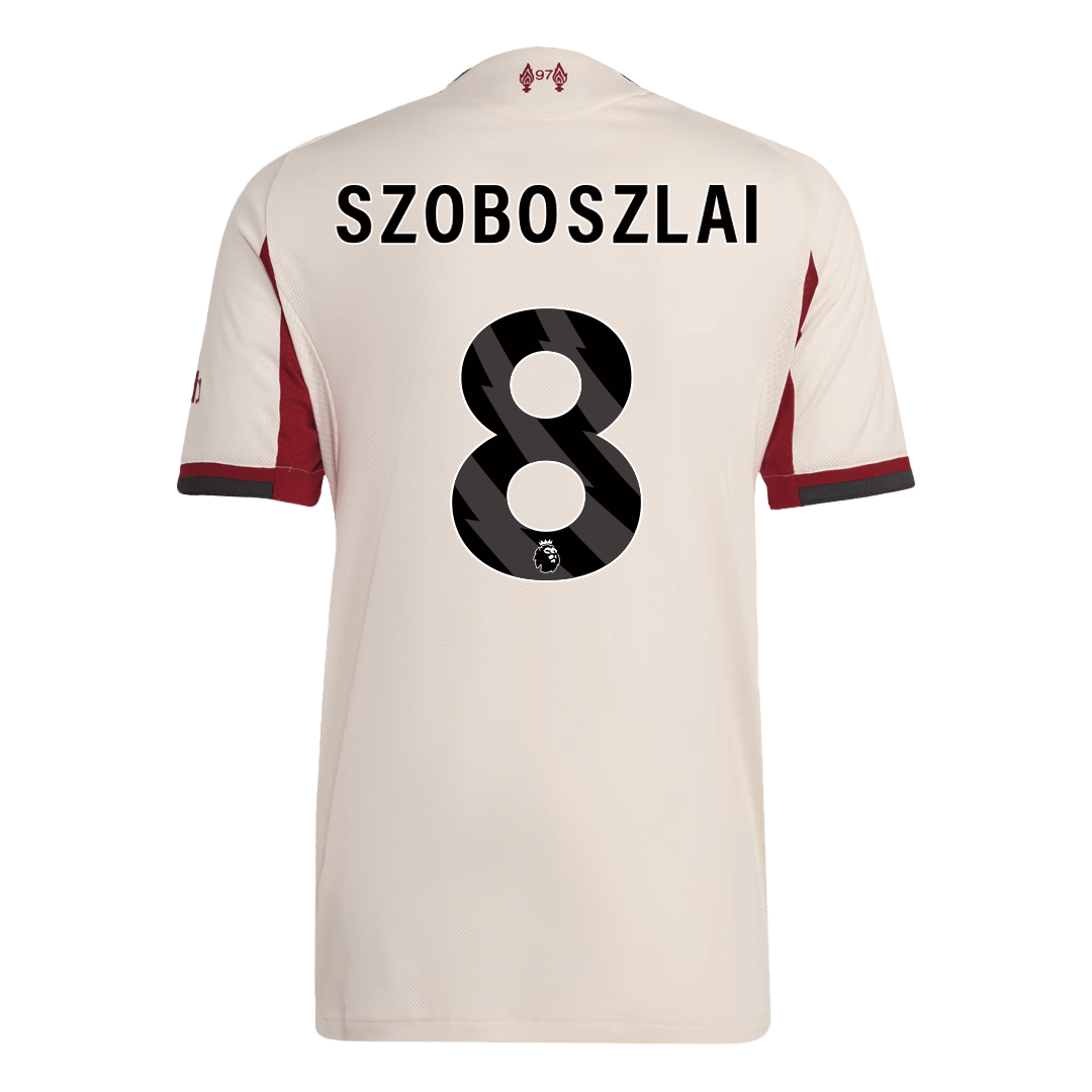 SZOBOSZLAI #8 Liverpool gostujoči avtentični nogometni dres 2025/26