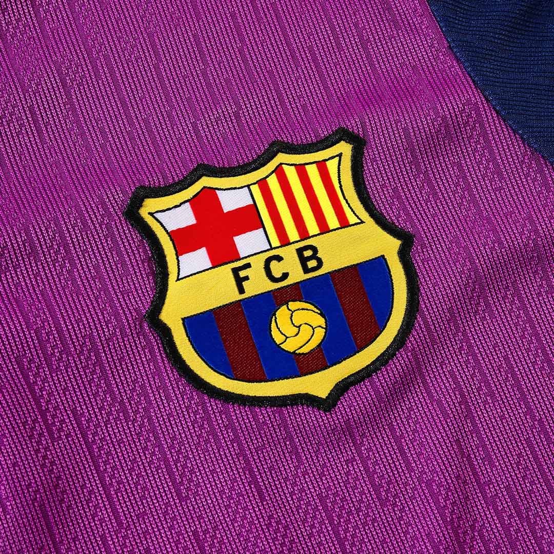 Barcelona 1/4 Zip Tracksuit 2025/26 Purple