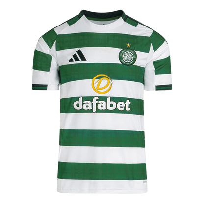 Camiseta de fútbol local del Celtic 2025/26 verde y blanca